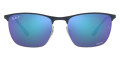 Blue on Gunmetal / Polarized Mirrored Blue