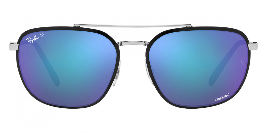 Ray-Ban™ RB3708 91444L 56 - Black on Silver