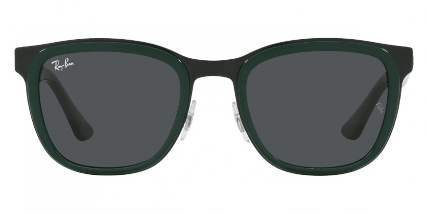 Ray-Ban™ Clyde RB3709 002/87 53 - Green on Black
