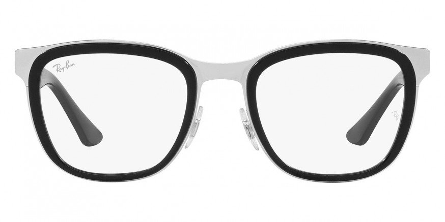 Ray-Ban™ Clyde RB3709 003/M1 53 - Black on Silver