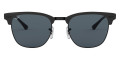 Matte Black On Black / Blue