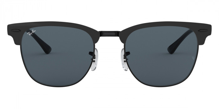 Ray-Ban™ Clubmaster Metal RB3716 186/R5 51 - Matte Black On Black