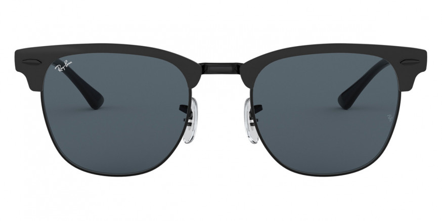 Ray-Ban™ Clubmaster Metal RB3716 186/R5 51 - Matte Black On Black