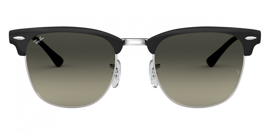 Ray-Ban™ Clubmaster Metal RB3716 900471 51 - Black On Silver