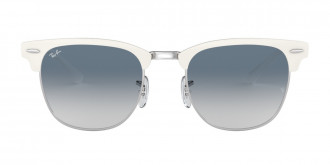 Color: White On Silver (90883F) - Ray-Ban RB371690883F51