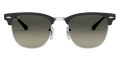 Matte Black On Silver / Light Gray Gradient Dark Gray