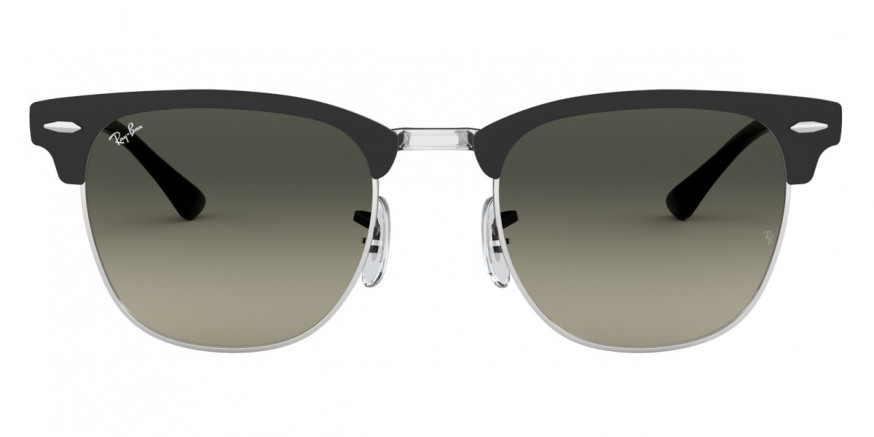 Ray-Ban™ Clubmaster Metal RB3716 911871 51 - Matte Black On Silver