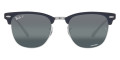 Silver on Blue / Dark Blue Mirrored Polarized