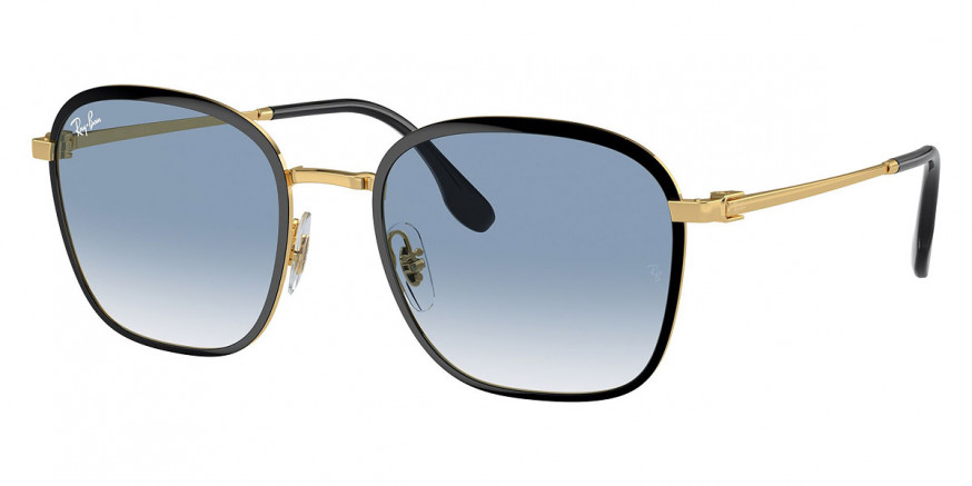 Ray-Ban™ RB3720 90003F 55 - Black on Gold
