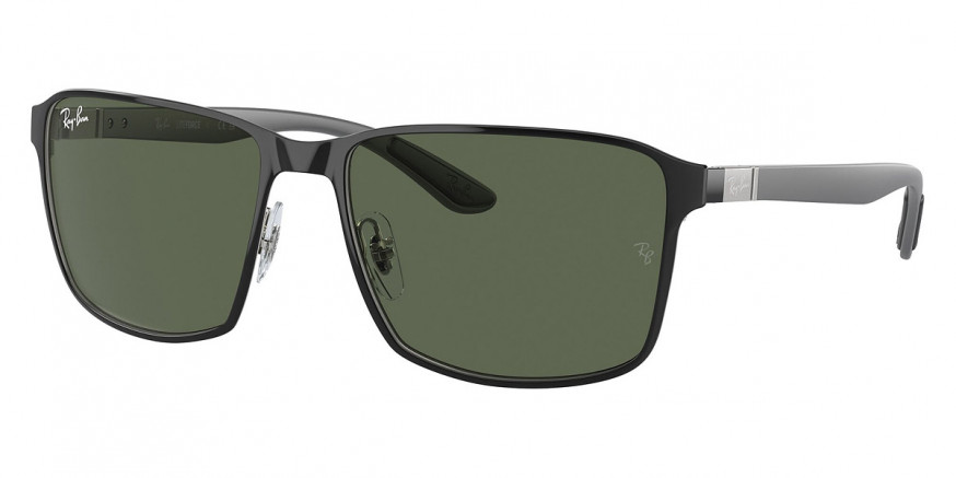 Ray-Ban™ RB3721 914471 59 - Black on Silver