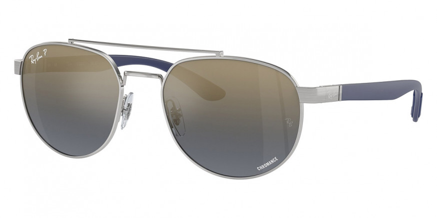 Ray-Ban™ RB3736CH 003/J0 56 - Silver/Blue