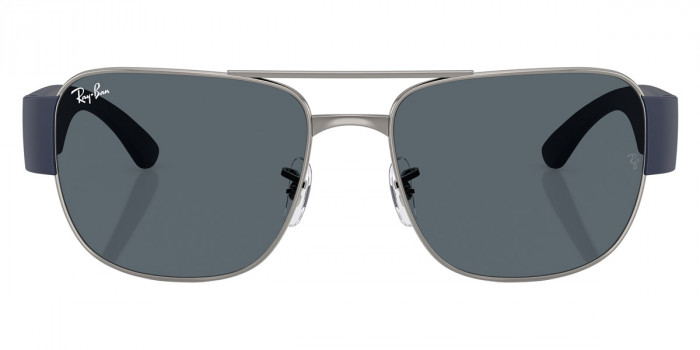 Ray-Ban™ RB3756 004/R5 56 - Gunmetal/Sand Dark Blue