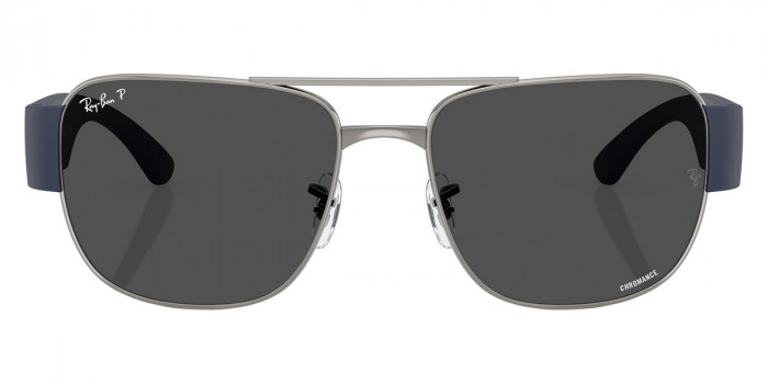 Ray-Ban™ RB3756CH 004/K8 56 - Gunmetal/Sand Dark Blue