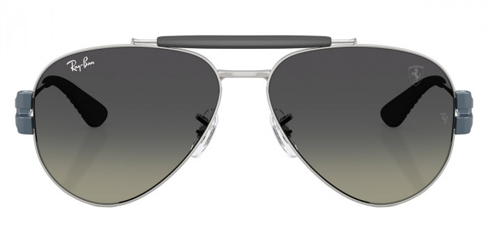Ray-Ban™ RB3762M F12311 58 - Silver/Matte Light Blue