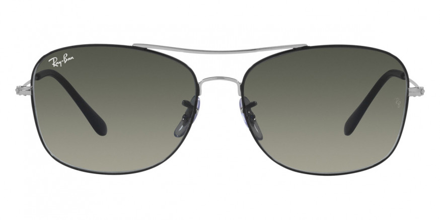 Ray-Ban™ RB3799 914471 57 - Black on Silver