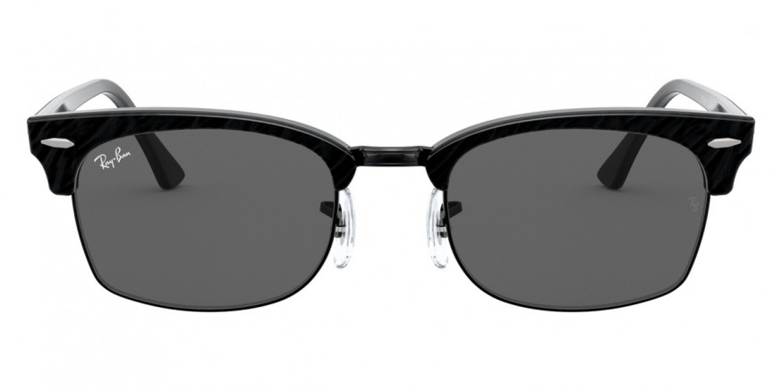 Ray-Ban™ Clubmaster Square RB3916 1305B1 52 - Wrinkled Black On Black