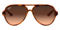 Striped Red Havana / Pink Gradient Brown