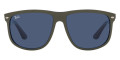 Matte Green on Blue / Dark Blue
