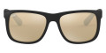 Rubber Black / Light Brown Mirrored Dark Gold