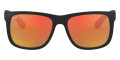 Rubber Black / Brown Mirrored Orange
