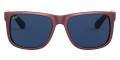 Bordeaux Metallic on Black / Dark Blue