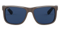 Brown Metallic On Black / Dark Blue