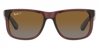 Color: Transparent Dark Brown (6597T5) - Ray-Ban RB41656597T555