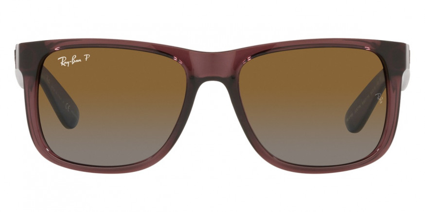 Color: Transparent Dark Brown (6597T5) - Ray-Ban RB41656597T555