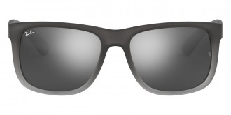 Ray-Ban™ Justin RB4165 852/88 55 - Rubber Gray On Clear Gray