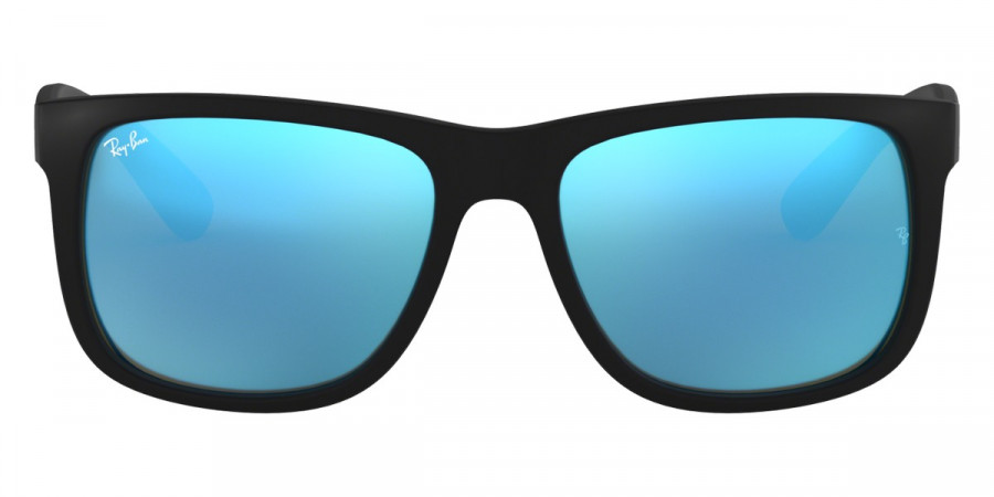 Ray Ban Justin RB4165F 622 55 58 Rubber Black Sunglasses