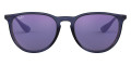 Transparent Blue / Dark Violet Mirrored Red