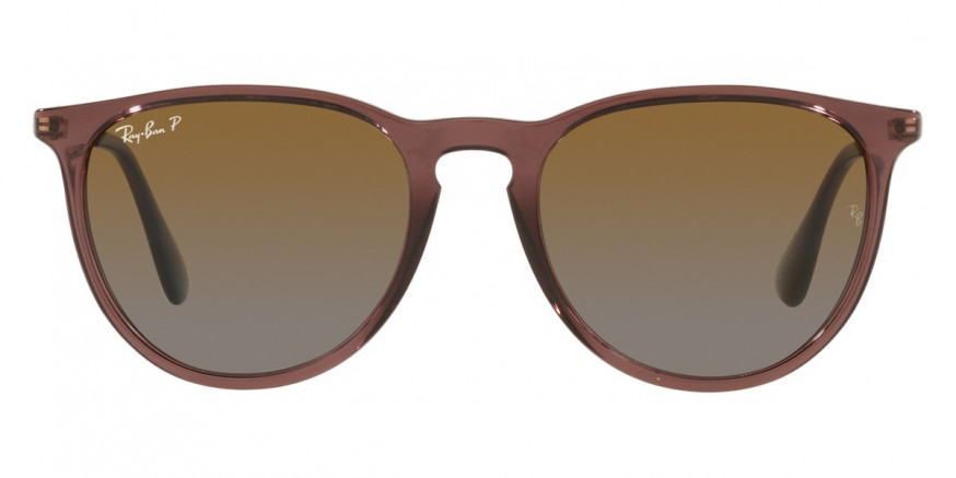 Ray-Ban™ Erika 6593T5 54 Transparent Dark Brown Sunglasses