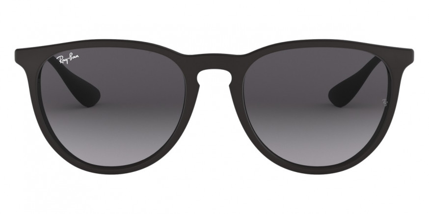 Ray-Ban™ Erika RB4171F 622/8G 57 Rubber Black Sunglasses