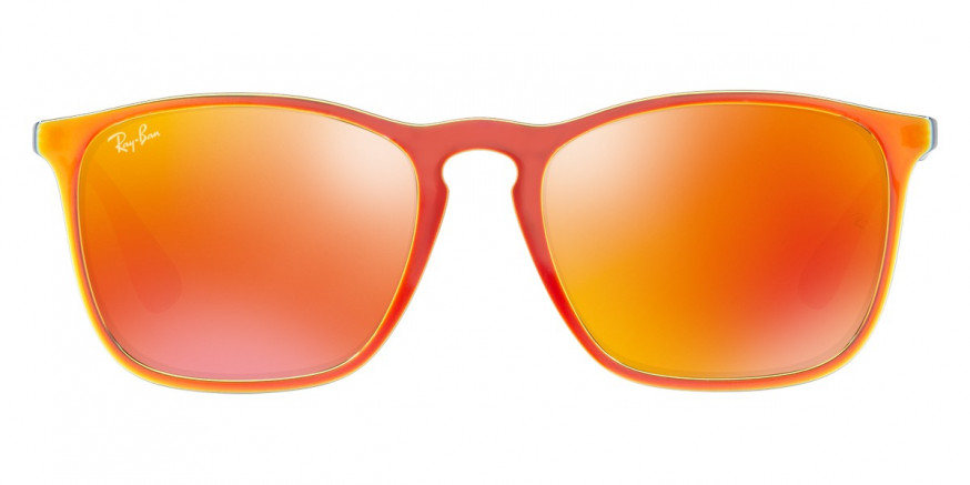 Color: Gray Mirrored Flash Orange (63206Q) - Ray-Ban RB418763206Q54