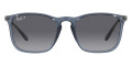 Transparent Blue / Gray Gradient Polarized