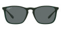 Transparent Green / Dark Gray Polarized