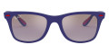 Matte Dark Blue / Gray Mirrored Blue