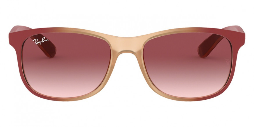 Ray-Ban™ Andy RB4202 63698H 55 - Gradient Bordeaux on Rubber Light Pink Transparent