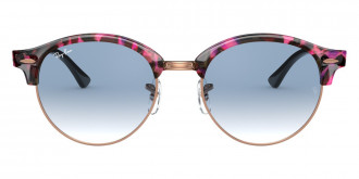 Color: Spotted Gray/Violet (12573F) - Ray-Ban RB424612573F51