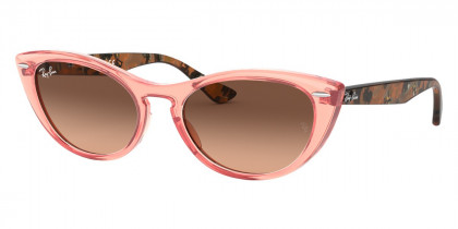 Color: Transparent Pink (1282A5) - Ray-Ban RB4314N1282A554