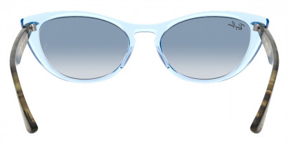 Color: Transparent Light Blue (12833F) - Ray-Ban RB4314N12833F54