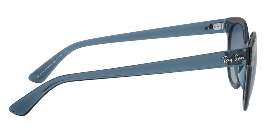 Ray Ban RB4324 6448Q8 50 Transparent Dark Blue Sunglasses