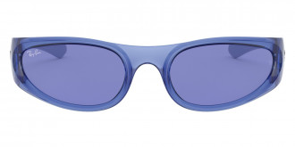 Color: Transparent Blue (648380) - Ray-Ban RB433264838057