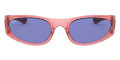 Transparent Light Red / Blue