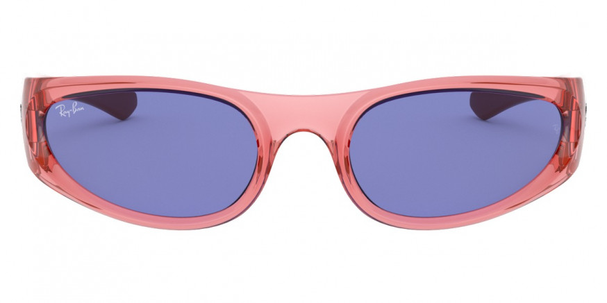 Color: Transparent Light Red (648480) - Ray-Ban RB433264848057