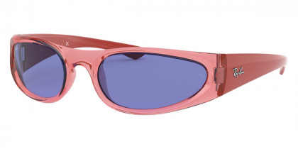 Color: Transparent Light Red (648480) - Ray-Ban RB433264848057