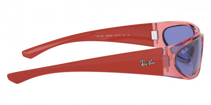 Color: Transparent Light Red (648480) - Ray-Ban RB433264848057