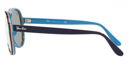 Ray-Ban™ Vagabond RB4355 6546W3 58 Blue Creamy Light Blue Sunglasses