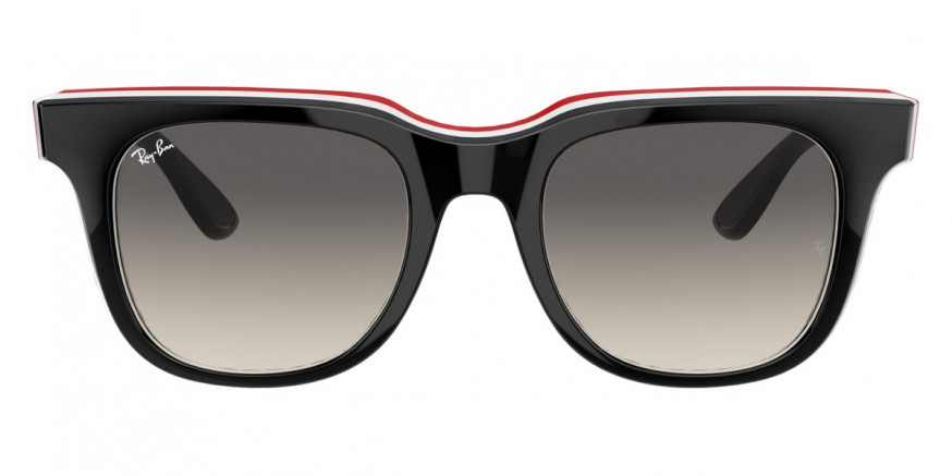 Ray-Ban™ RB4368 651811 51 - Black White Red