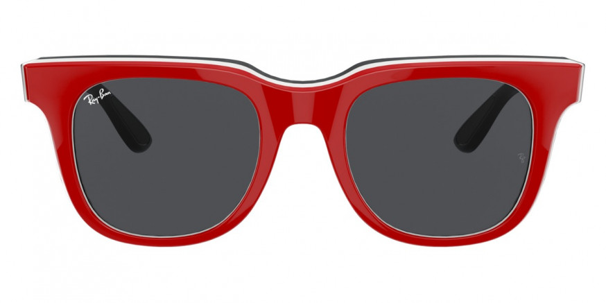 Ray-Ban™ RB4368 652087 51 - Red White Black